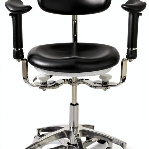 Ergonomic Dental Surgeon Chair with Armrests by Shogoody Black JKS-037-0